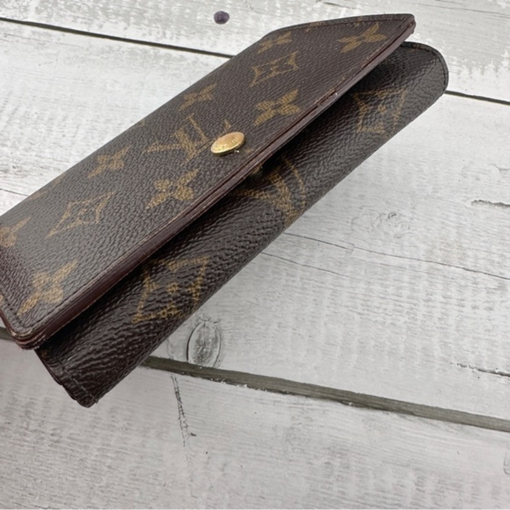 AUTHENTIC LOUIS VUITTON Monogram Porte-Monnaie Billets Tresor Wallet. - Picture 13 of 16